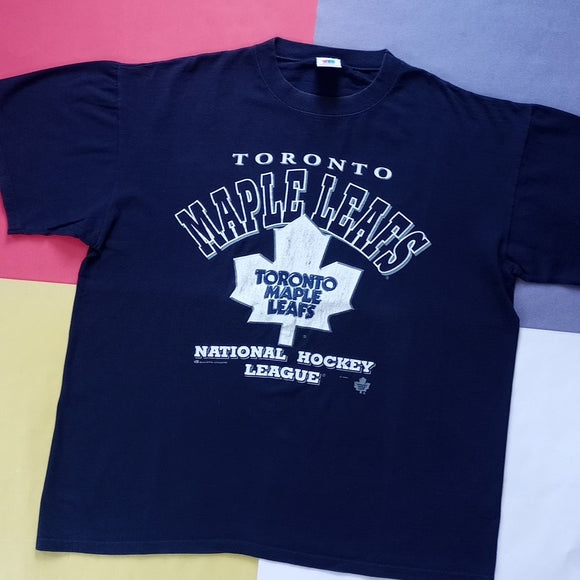 Vintage 1990s Toronto Maple Leafs NHL Graphic T-Shirt unisex