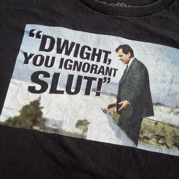 THE OFFICE Dwight You Ignorant SLT Michael Scott Graphic T-Shirt