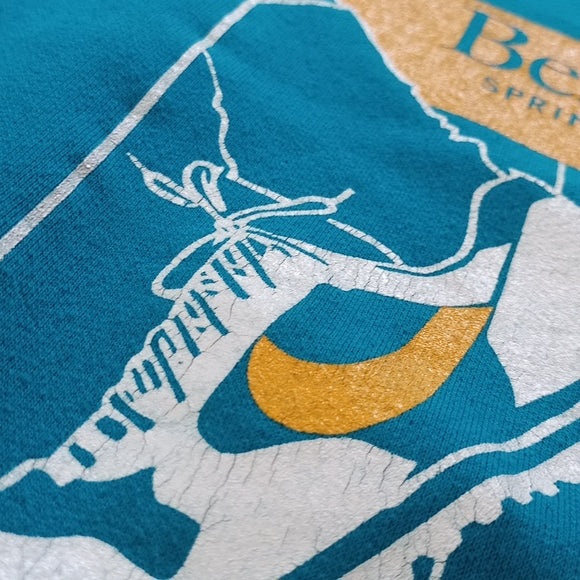 VINTAGE 90s Beaches Spring Sprint Nike Shoe Crewneck Sweater