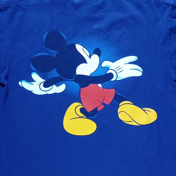 Vintage 80 90's Walt Disney MICKEY Mouse All Over Print Orlando Florida T-Shirt