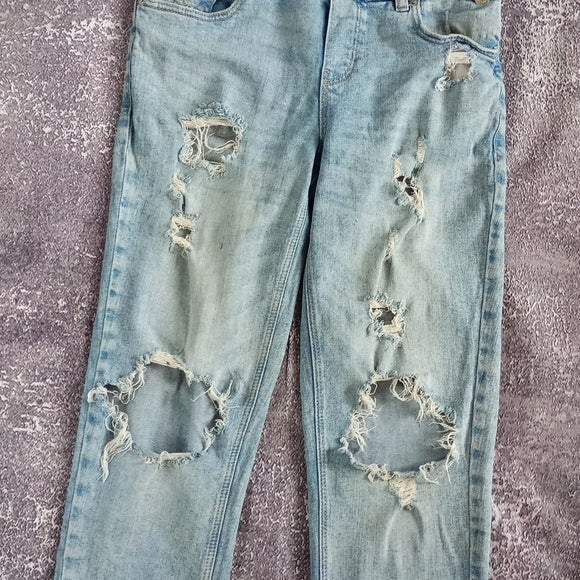 Garage Denim Overalls Ripped Style