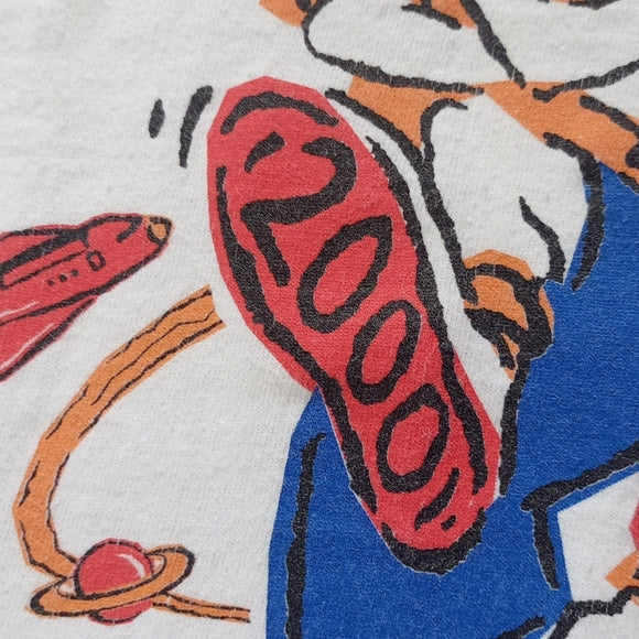 Vintage 2000 Official Jump Rope For Heart Heart And Stroke Foundation T-Shirt