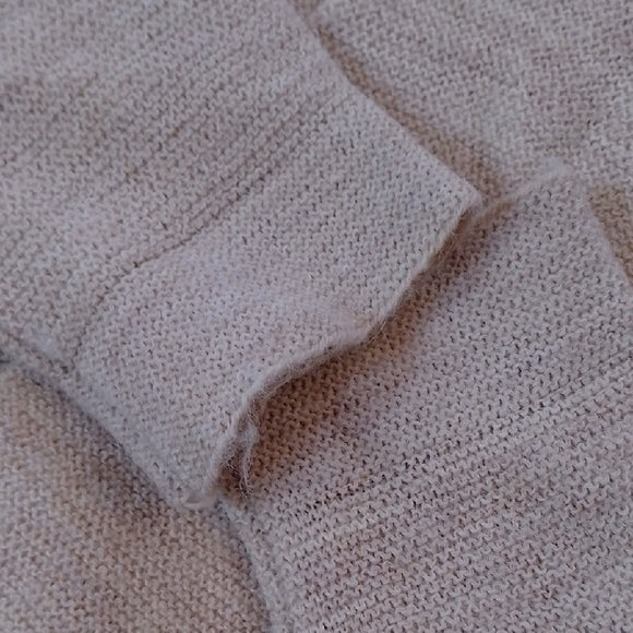 Vintage Alpaca Tony Day Men's Beige Cardigan Sweater