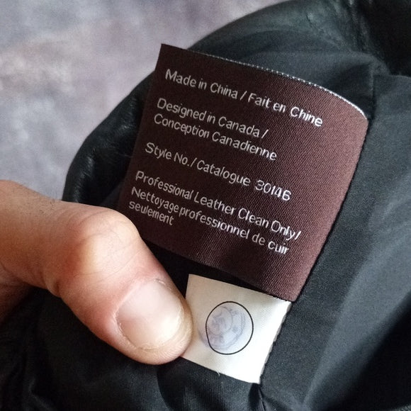 Leather Danier Baggy Flare Pants STYLE NO. 30146