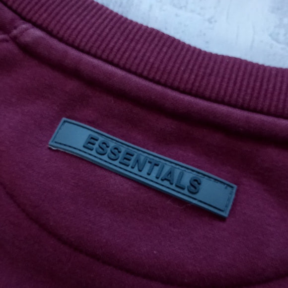 Essentials Fear Of God Sweater Maroon
