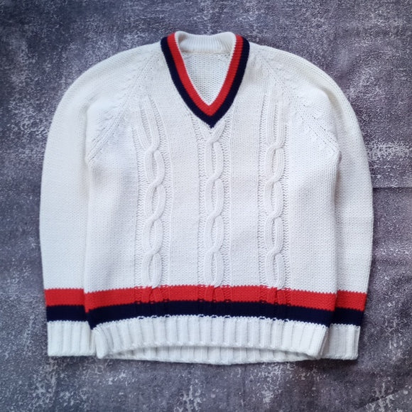 Vintage CARLTON BANKS STYLE Bel Air V-Neck Sweater UNISEX