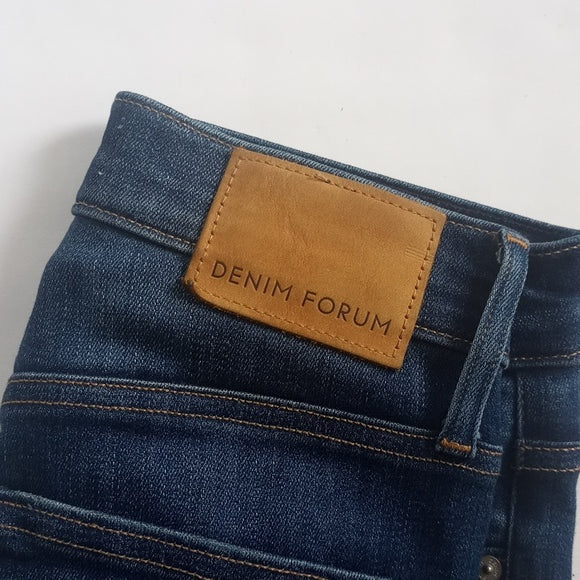 Denim Forum The Nico Rise Skinny Crop Denim Jeans UHS10-6113A-38