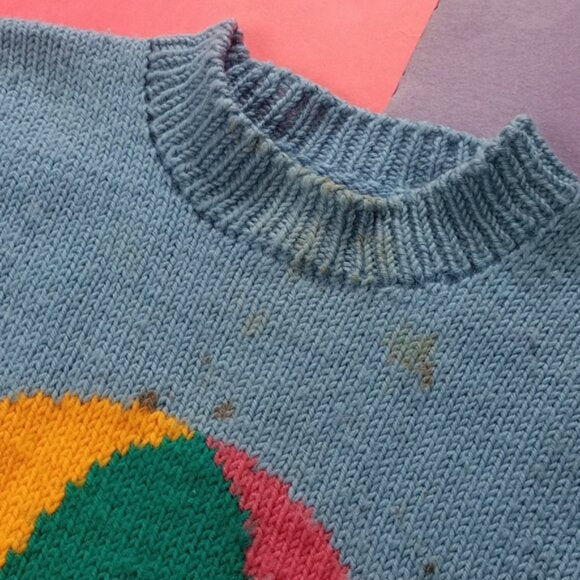 Vintage Handmade Hot Weather Balloon Sweater Jacket