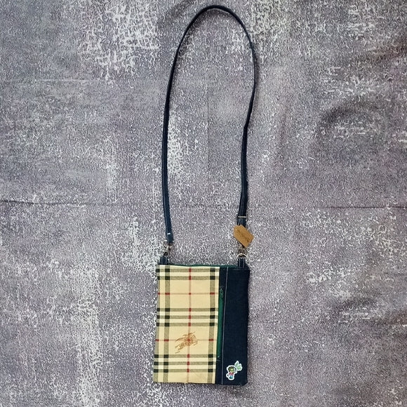 One-of-a-Kind Reworked Burberry Crossbody Bag – Unisex