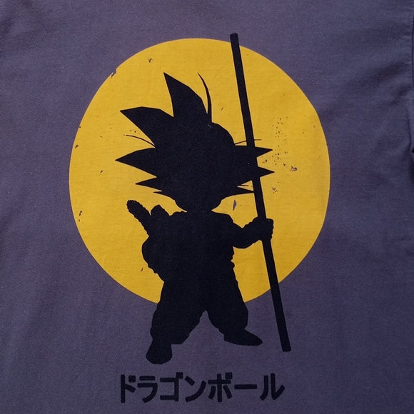 Dragon Ball Z Young Goku Silhouette In Front of The Sun Graphic T-Shirt unisex