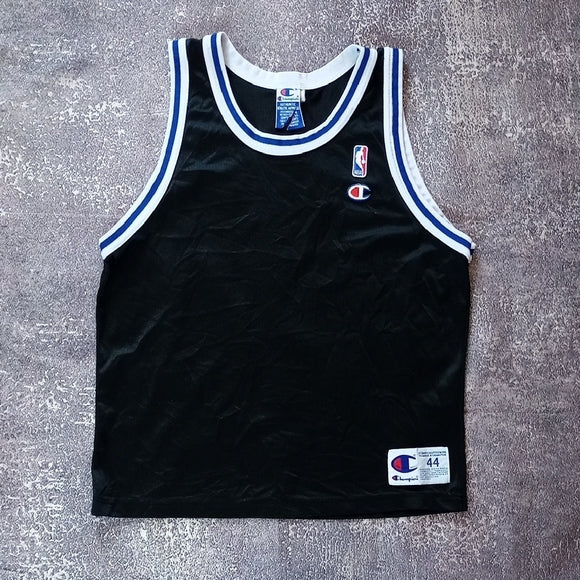 Vintage 90s BLANK Orlando Magic Champion Black Basketball Jersey