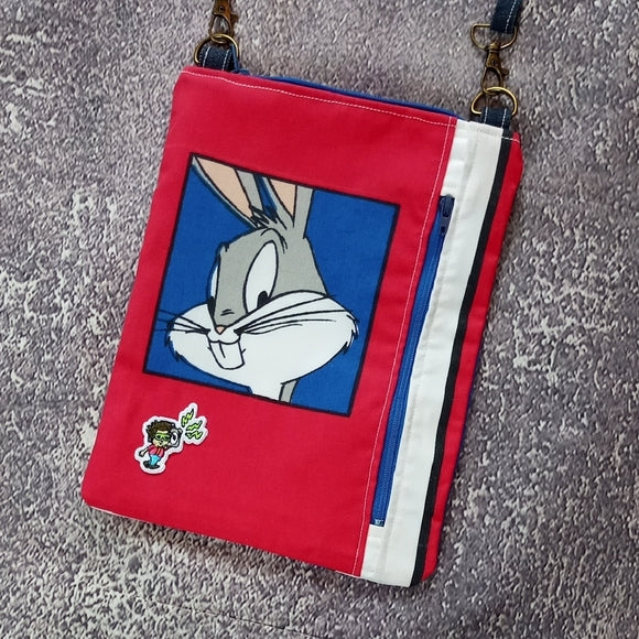 One-of-a-Kind Reworked Bugs Bunny Crossbody Bag – Unisex