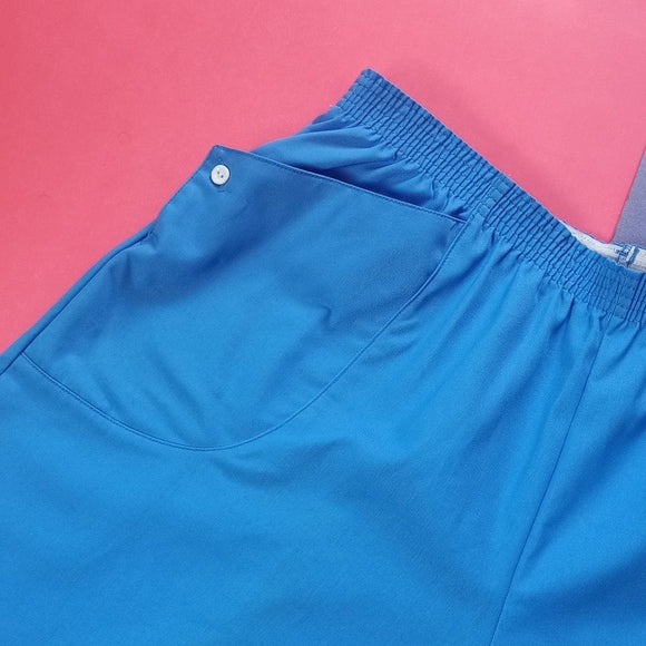 Vintage 80s ACE OF HEARTS By Par Cedar Blue Essential Shorts