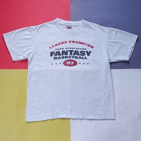 Vintage 1997 ESPN Fantasy Basketball ONEITA T-Shirt Unisex