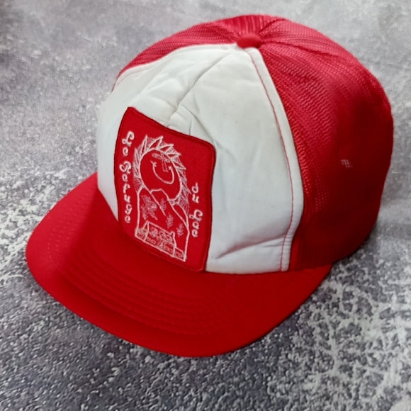 Red and White Kids Cap