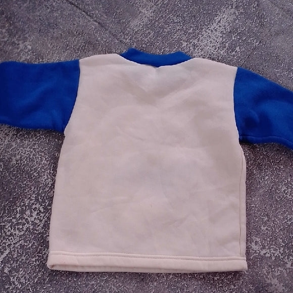 VINTAGE Blue and Cream Bears Sweatshirt