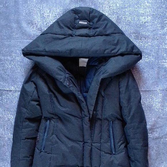 SOIA & KYO GREEN Puffer Jacket with Hood GOOSE DOWN CAMELIA-C
