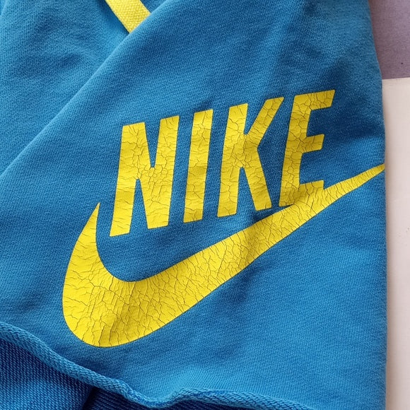 Nike Sportswear Blue/Yellow Sweat Shorts