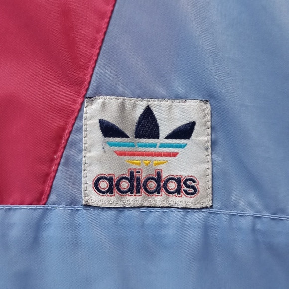 Vintage 1970s Adidas Essential Colourful Windbreaker Jacket unisex
