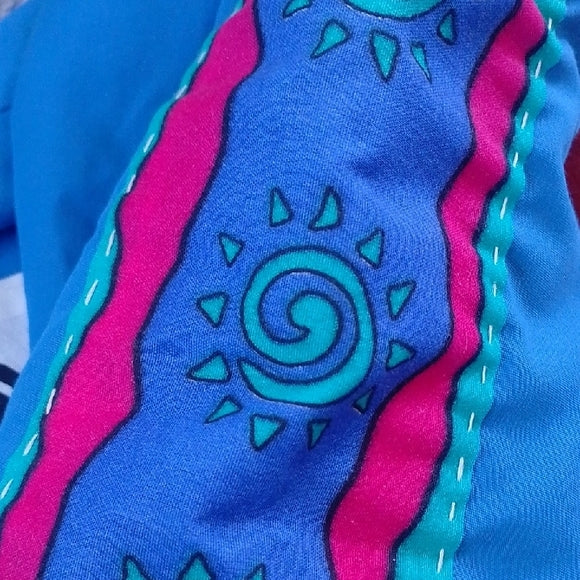 Vintage Custom “The Lion King” Upcycled Blue Lion Jacket — Timon & Pumbaa UNISEX