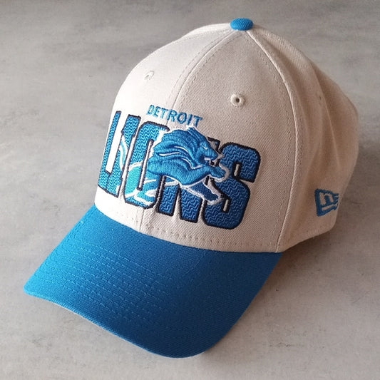 New Era Cream detroit Lions 2023 NFL Draft 9FORTY Adjustable Snapback Hat
