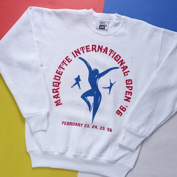 Vintage 1996 Marquette International Open LEE Crewneck Sweater UNISEX