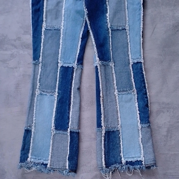 Vintage 90s Zana di Patchwork Denim Jeans