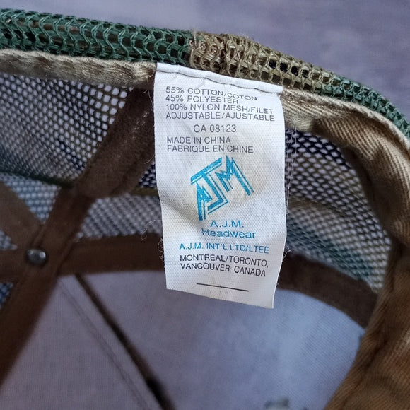 Vintage Old Milwaukee Camo Trucker Hat