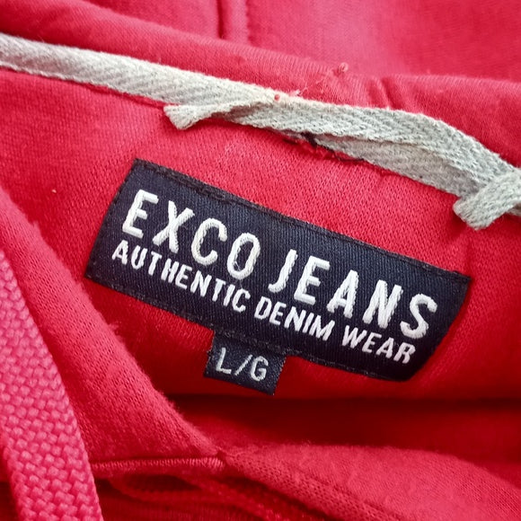 Vintage Y2K EXCOWEAR EXCO JEANS RED Hoodie