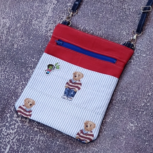Reworked Polo Bear Ralph Lauren Crossbody Bag – Unisex