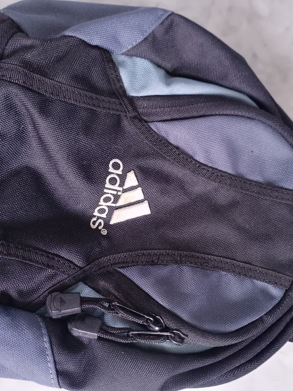 VINTAGE Adidas Black & Gray Mini Backpack