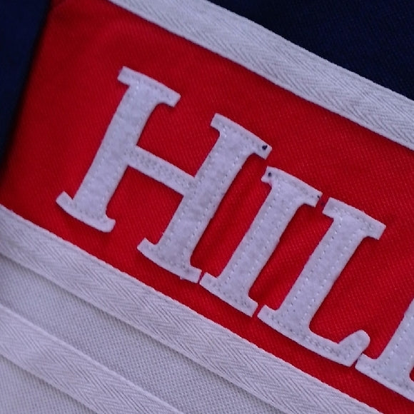 Tommy Hilfiger Navy and Red Rugby Shirt CUSOTM FIT
