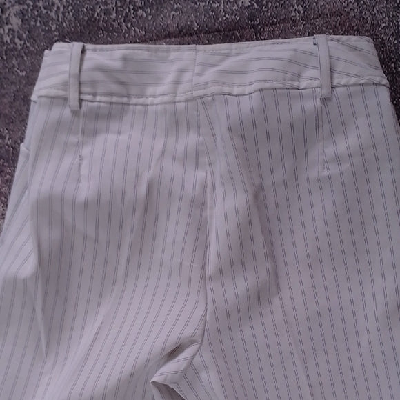 Vintage 90s White Striped Cropped Pants 725 ORIGINALS