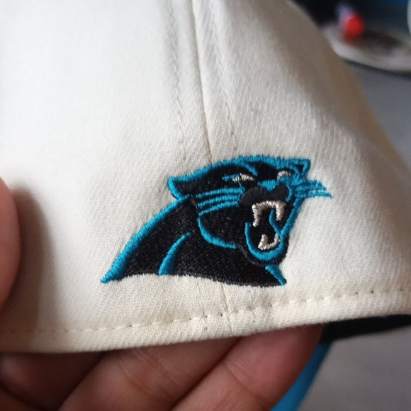 New Era Carolina Panthers NFL22 Sideline 39Thirty White/ Blue Flexfit Hat