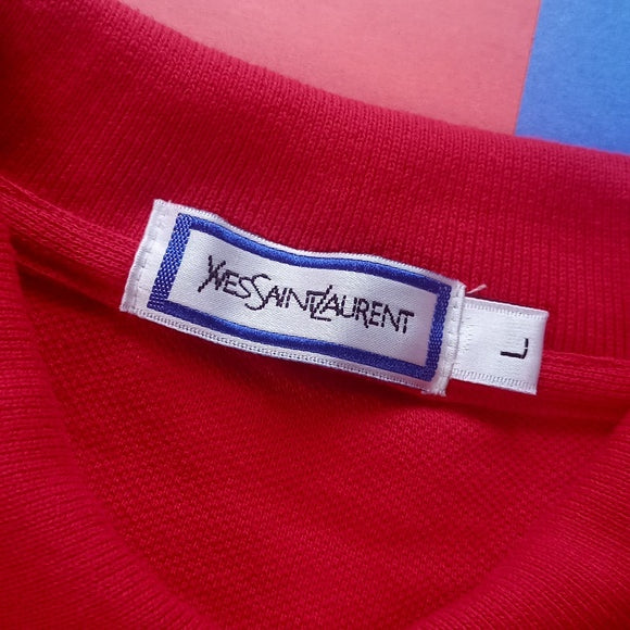 Vintage Yves Saint Laurent Long-sleeved Polo Shirt
