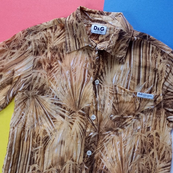DOLCE & GABBANA Junior Button-Up Top Shirt