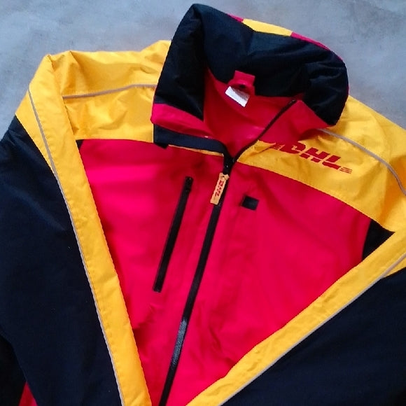 Official DHL Red and Yellow Winter Jacket Uniform