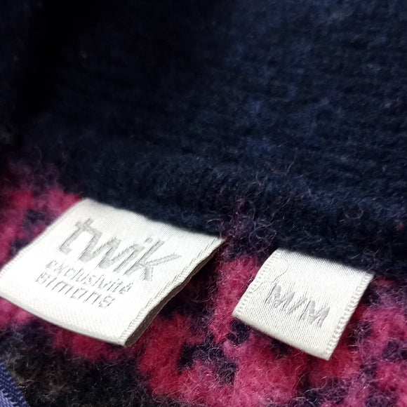 TWIK SIMONS LAMBSWOOL Multicolor Patterned Women's Sweater