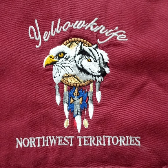 Vintage 90s YELLOWKNIFE Northwest Territories Texx Button-Up Shirt