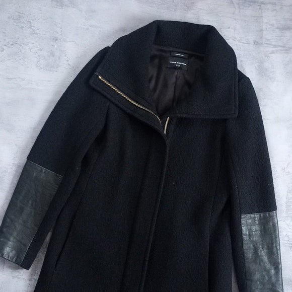 Women's Club Monaco Italian Wool Zip-Up Jacket Style# 295642134