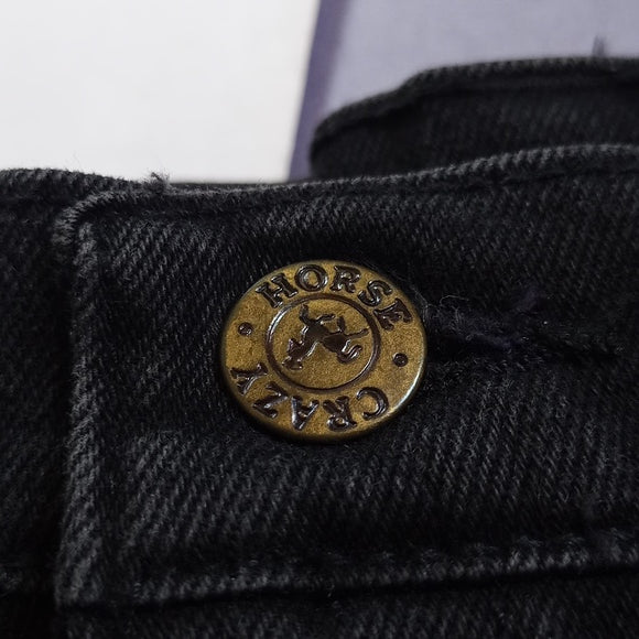 Vintage Mickey Mouse Black Denim Jeans UNISEX
