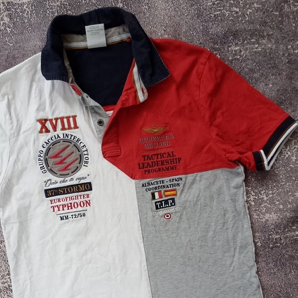 AERONAUTICA MILITARE Men's Multicolor Polo Shirt