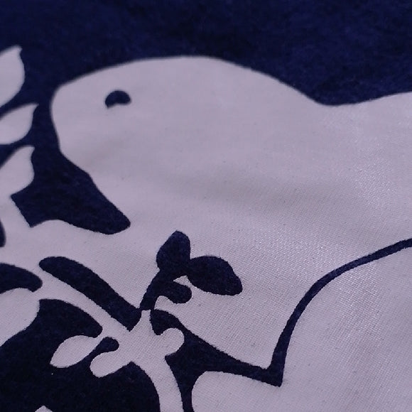 Classic Roots Kids Tee in Navy with Orange Accents