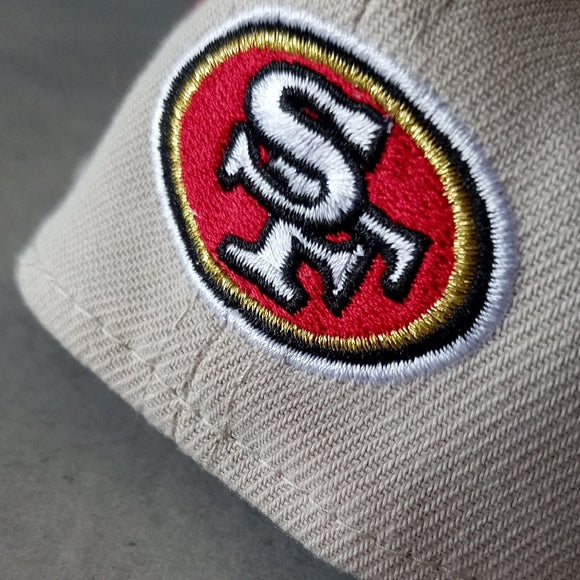 New Era Cream San Francisco 49ers 2023 Draft 9FORTY Adjustable Snapback Hat