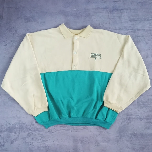 Vintage 1988 ATTM Association of Tele-Mertrois Technicians SWEATER UNISEX