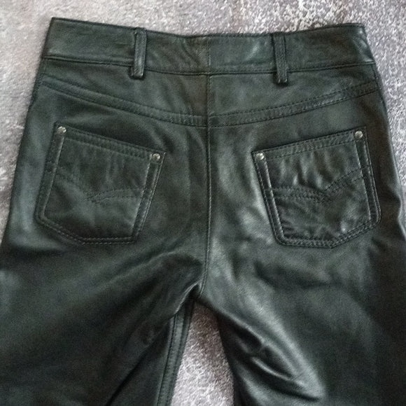 Leather Danier Baggy Flare Pants STYLE NO. 30146