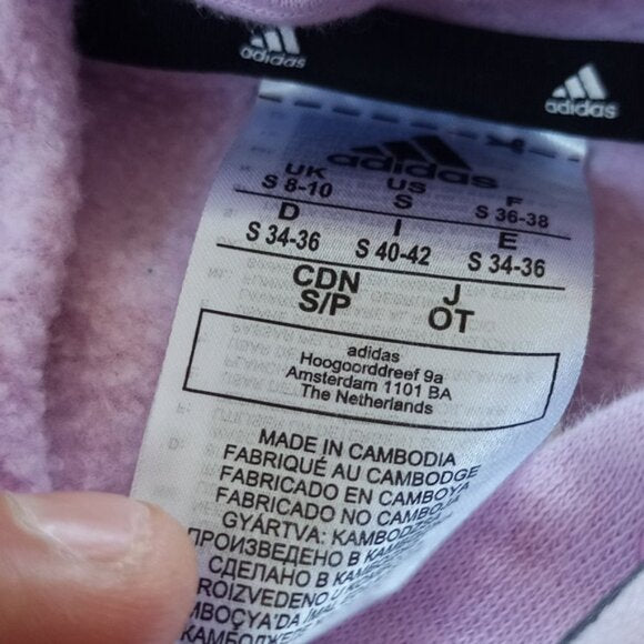 Adidas Pink/White Essential Sweater