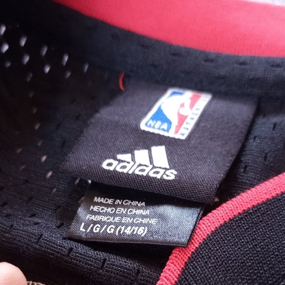 Adidas Toronto Raptors Chris Bosh NBA Game Jersey Youth L 14\16 +2