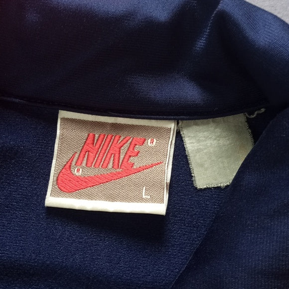 Vintage 90s Nike Track Style Jacket Unisex Grey Tag