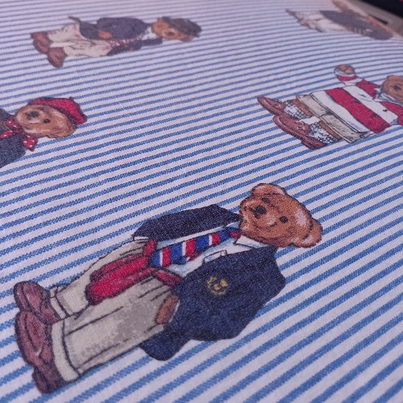 Vintage 90s Ralph Lauren Polo Bear Upholstered Stack Chair – One of a Kind